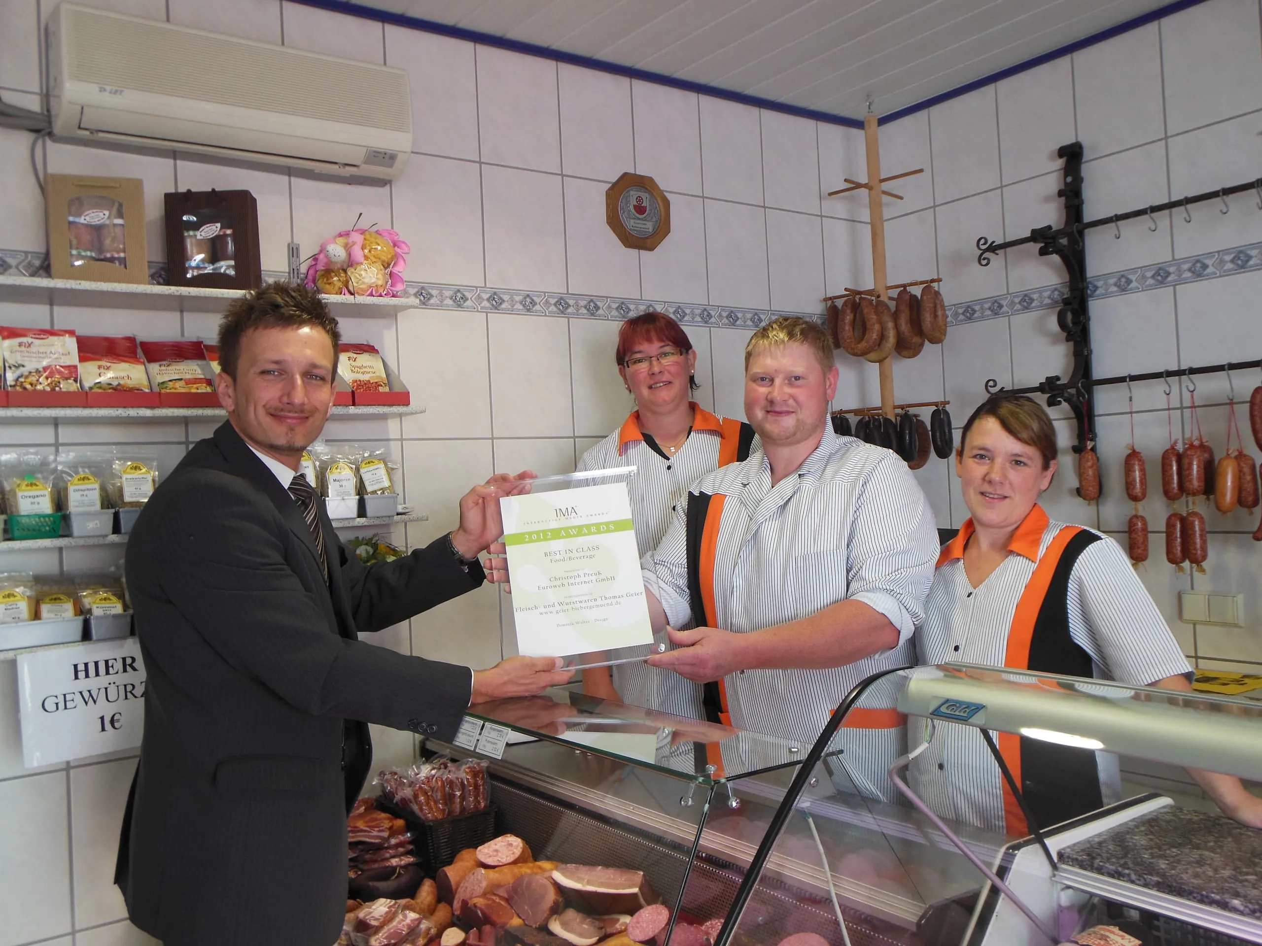 Metzgerei Geier: Preisgekrönte Website
