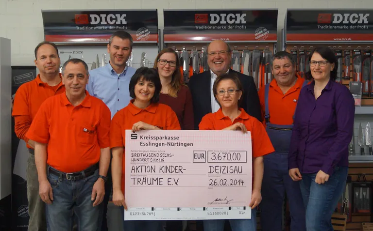 Friedr. Dick Spendenübergabe