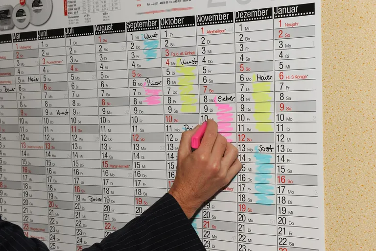 Urlaubsplanung im Betrieb