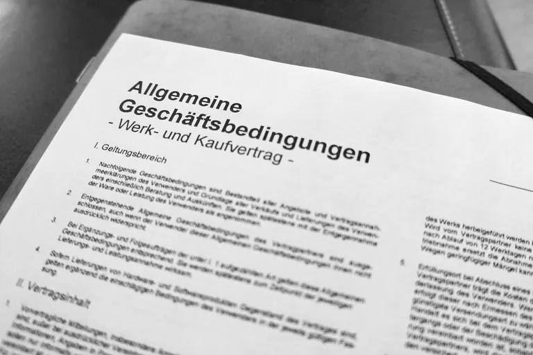 Eigene Geschäftsbedingungen