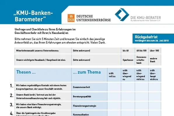 Finanzierung: Selbst-Check für Mittelständler