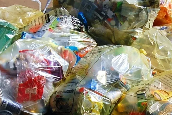 Essbare Folienpackung aus Milcheiweiß