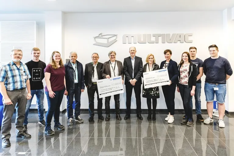 Multivac Spendenübergabe
