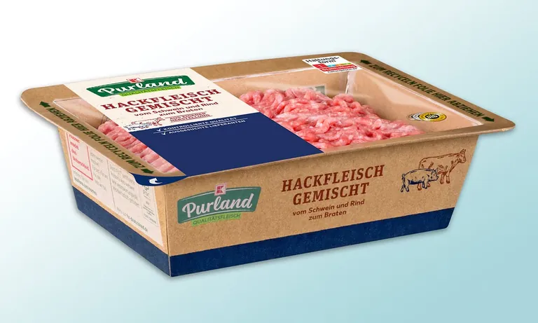Weniger Plastik: Innovative Fleischverpackung spart Kunststoff ein