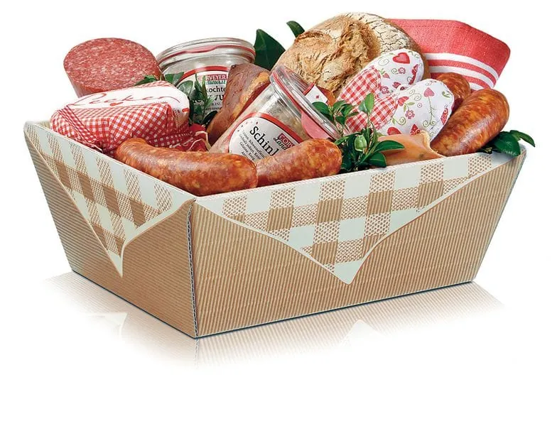 Modern gestaltete Präsentkörbe