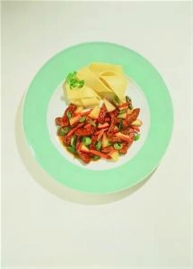 Schweinegeschnetzeltes süß-sauer