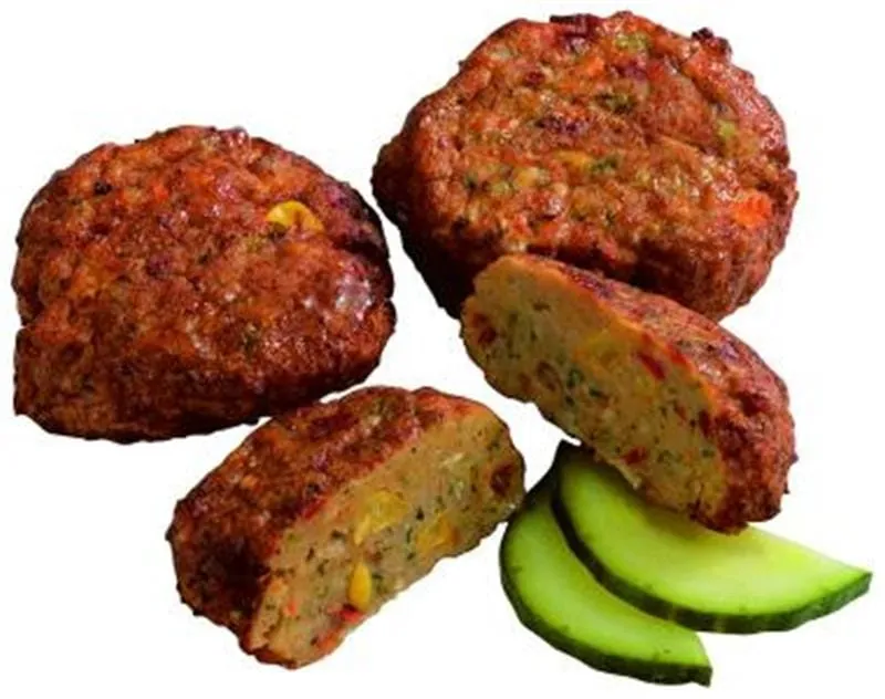 Pause mit Puten-Gemüsefrikadelle