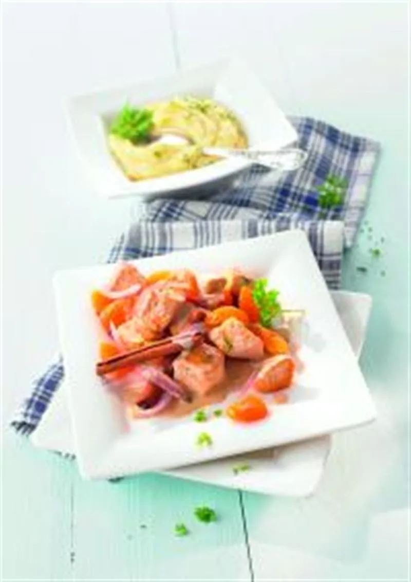 Zimt-Putenragout mit Dörraprikosen