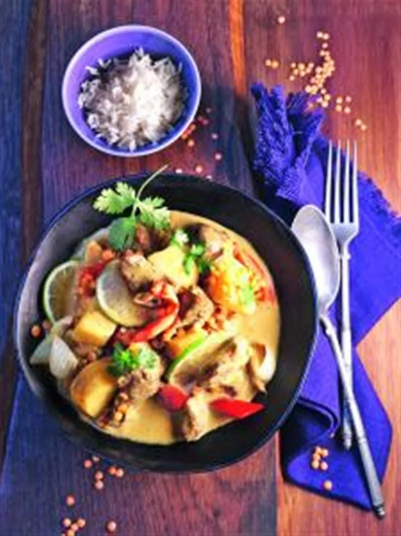 Raffiniertes Lammcurry