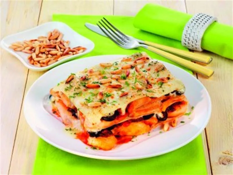 Hähnchen-Oliven-Lasagne