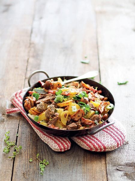 Tiroler Gröstl mit Steinpilzen - Die Fleischerei