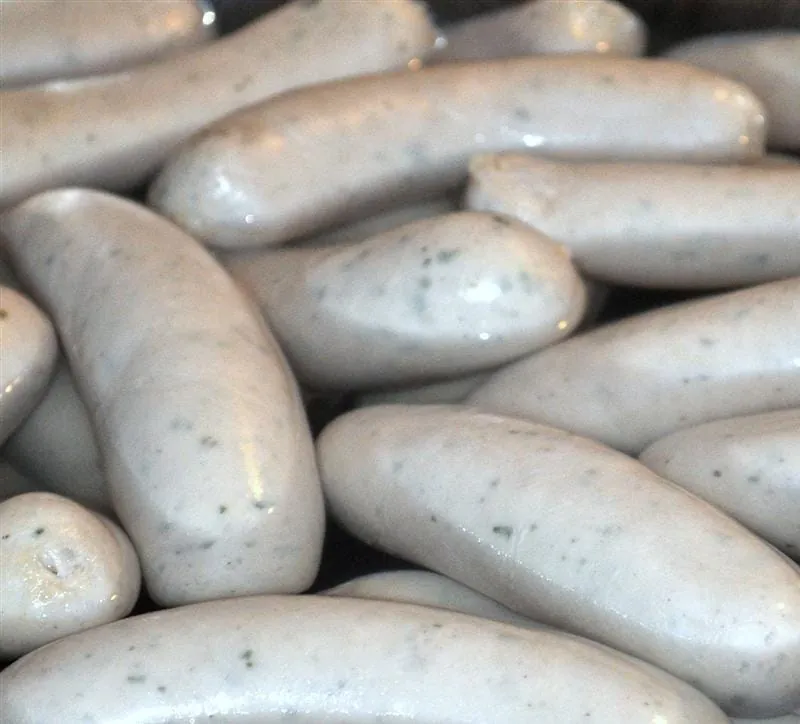 Erhitzen von Brühwurst