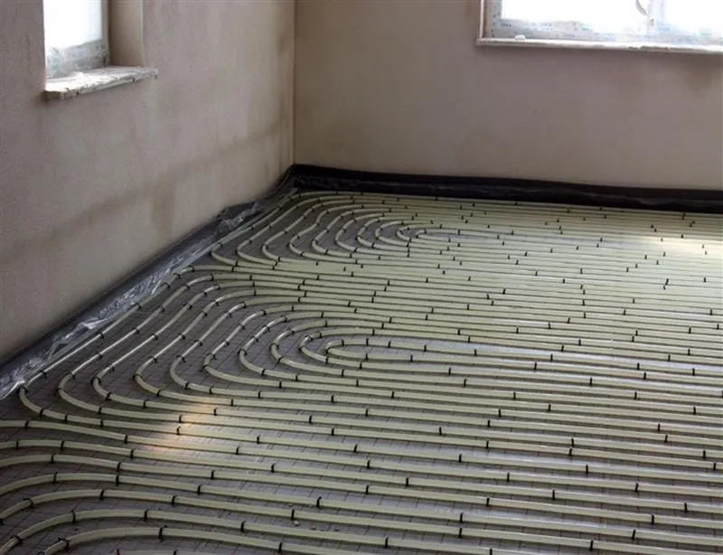 Heizung hinter der Theke