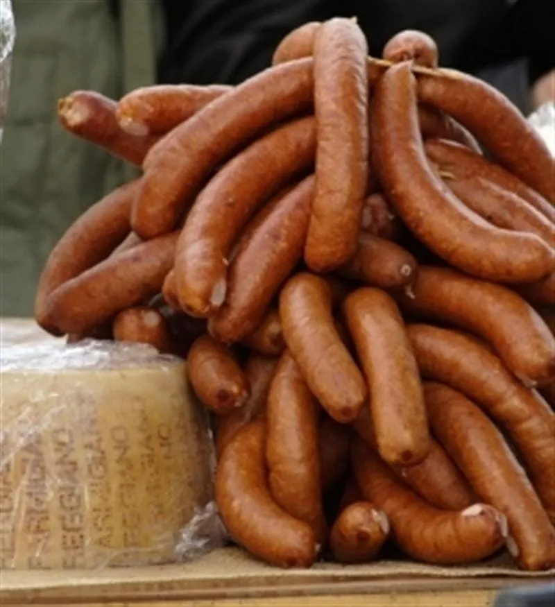 Heißräuchern von Brühwürstchen