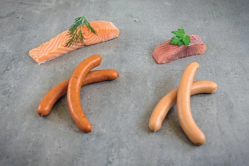 Köstliche (Curry-)Fischbratwurst als Snack