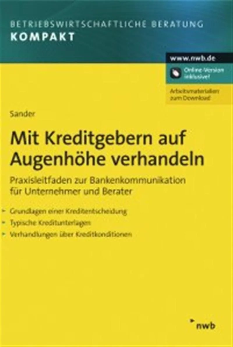Mit Kreditgebern gekonnt verhandeln