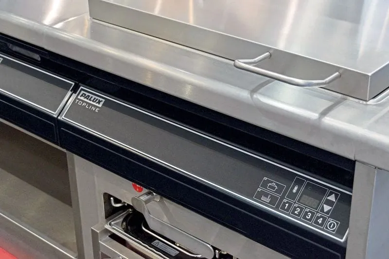 Multifunktionales Baukasten­system für Profiküchen