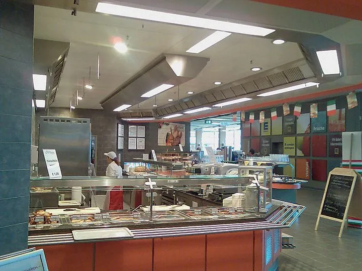 Warmbuffet ohne Dunst