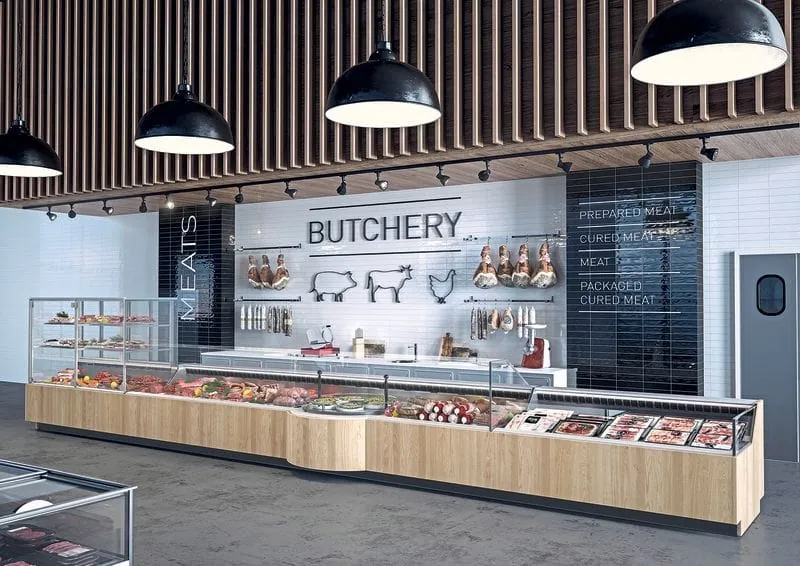 Komplett individualisierbare Theke