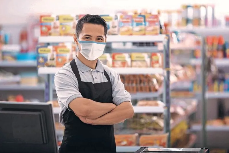 Immer saubere Masken