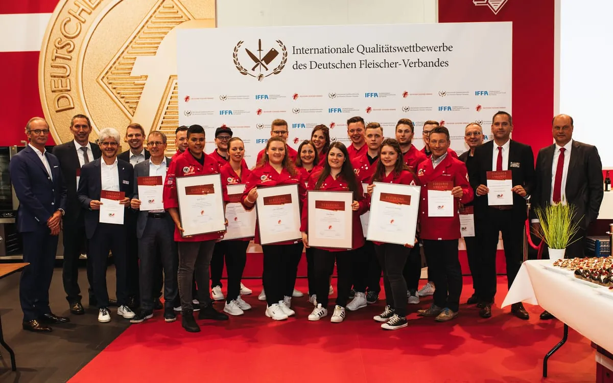 Nationalmannschaft des Fleischerhandwerks hat Zuwachs bekommen