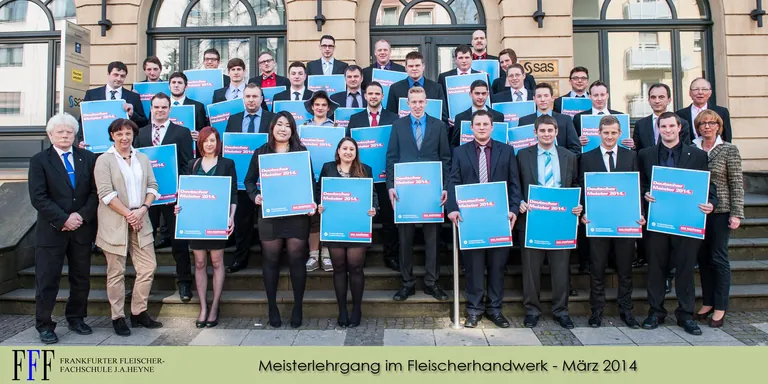 Frankfurter Fachschule J.A. Heyne: 362. Fleischermeisterlehrgang