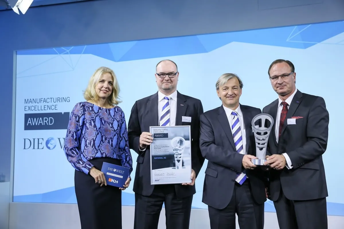 Rational erhält Manufacturing Excellence Award für Kundenorientierung und Logistik