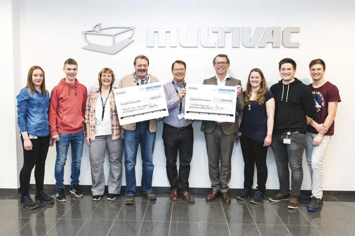 Multivac spendet Tombolaerlös