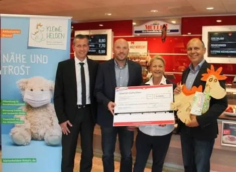 Metzgerei Robert Müller unterstützt „Kleine Helden“