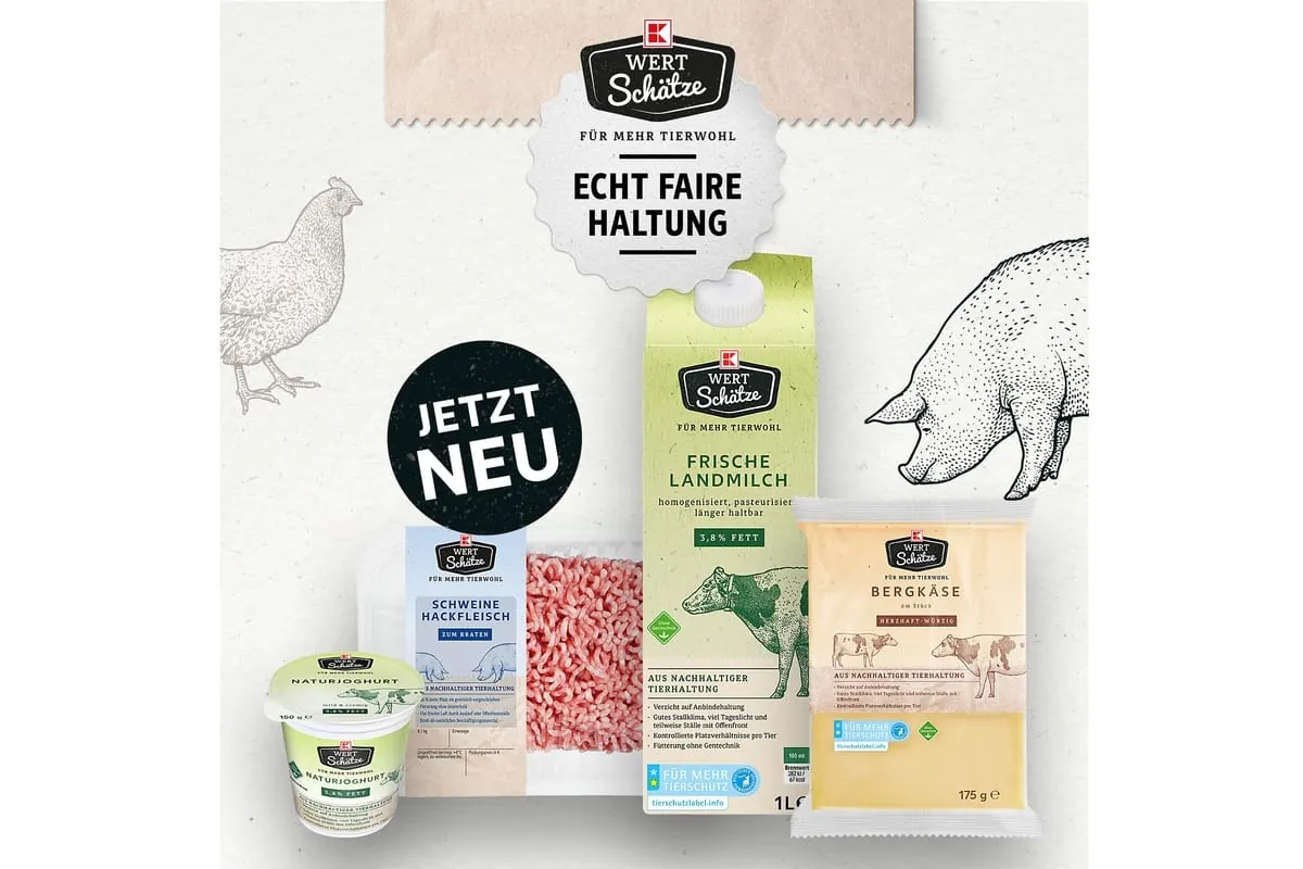 Neue Tierwohl-Eigenmarke bei Kaufland
