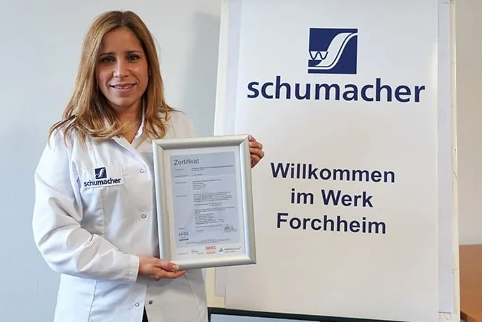 Schumacher Packaging-Werk BRC-zertifiziert