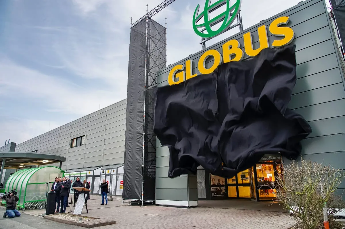 GLOBUS Markthallen mit neuem Logo