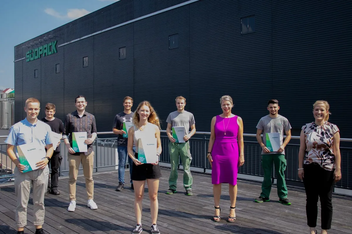 Absolventenfeier bei Südpack