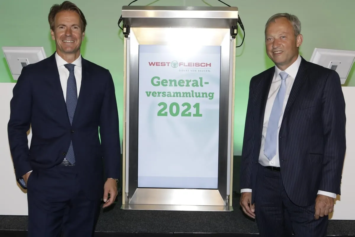 Westfleisch vorübergehend mit Doppelspitze