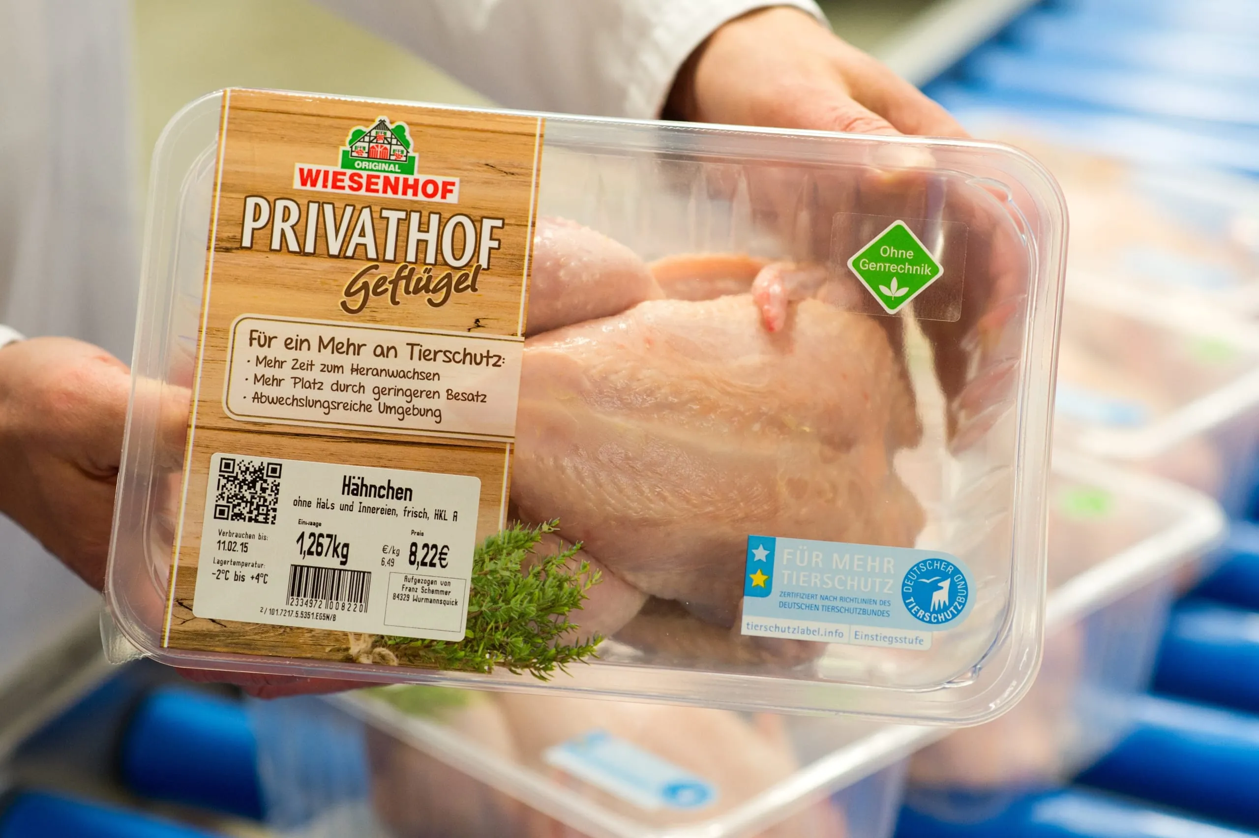 Wiesenhof Privathof-Geflügel erhält Label „Ohne Gentechnik“