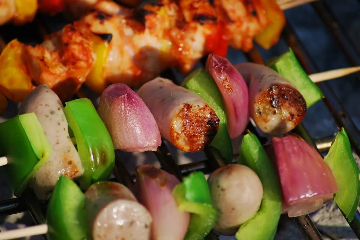 Gemüse für den Grill