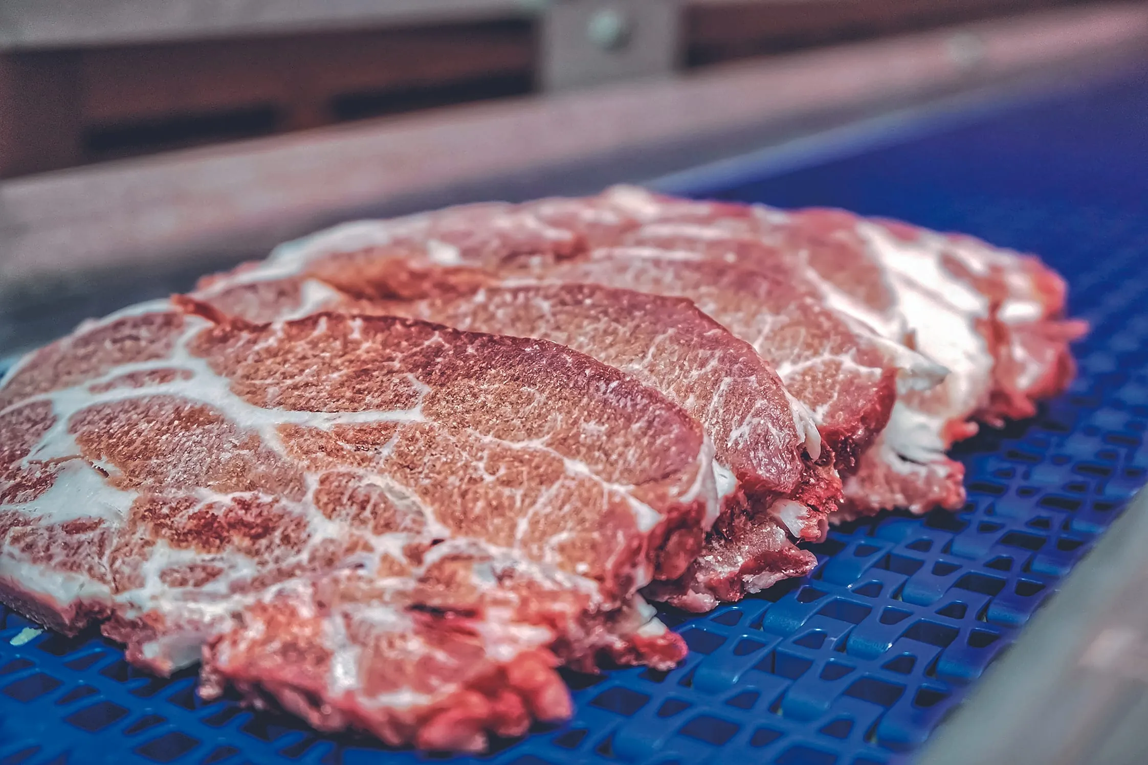 Frischfleisch in Form bringen