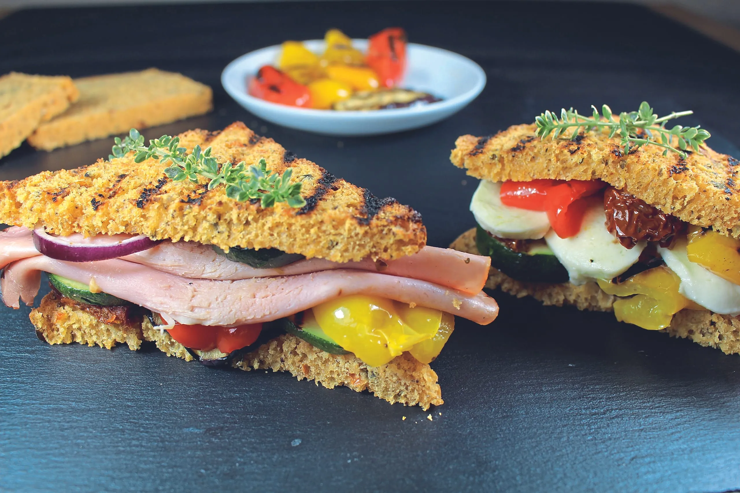 Lukrative Snacks mit Brot