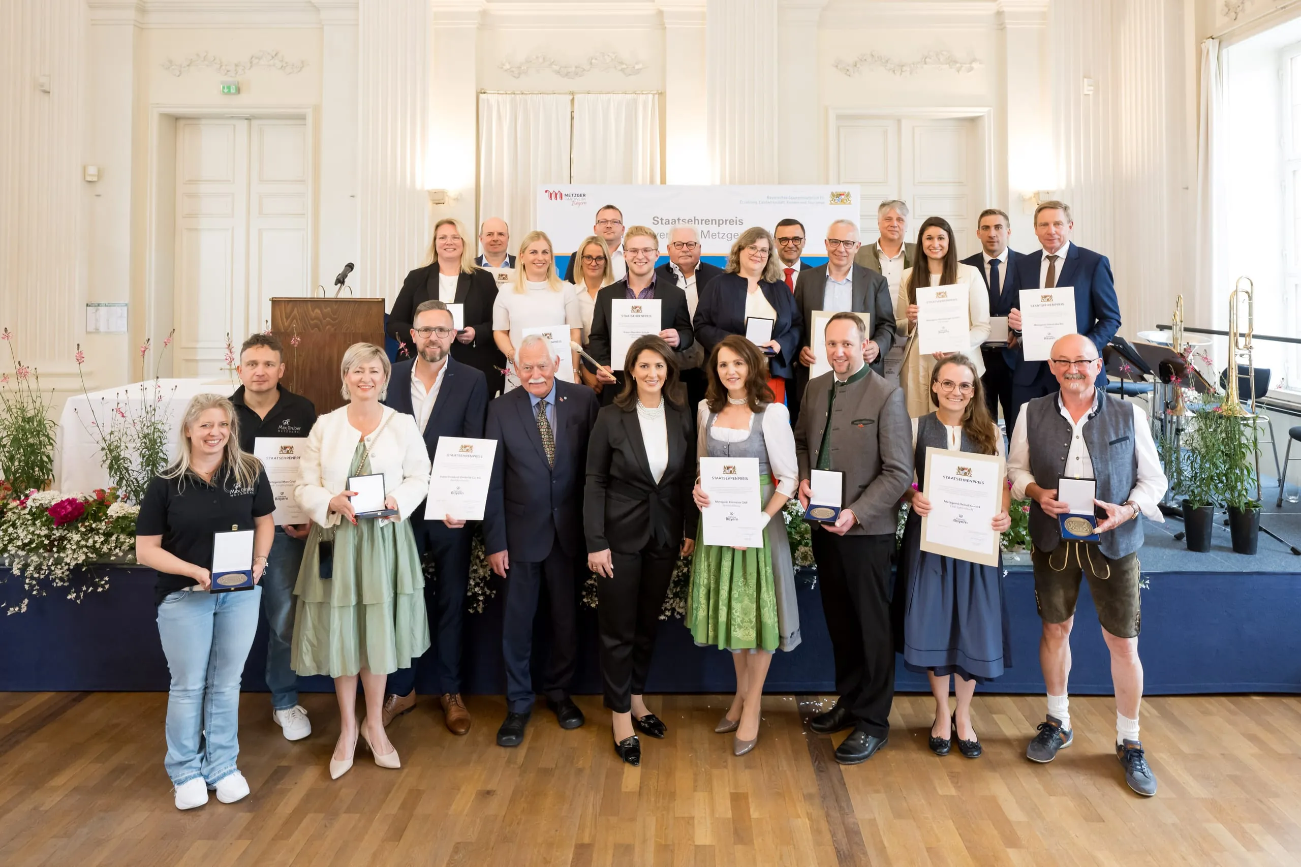Staatsehrenpreis für die besten Metzger Bayerns