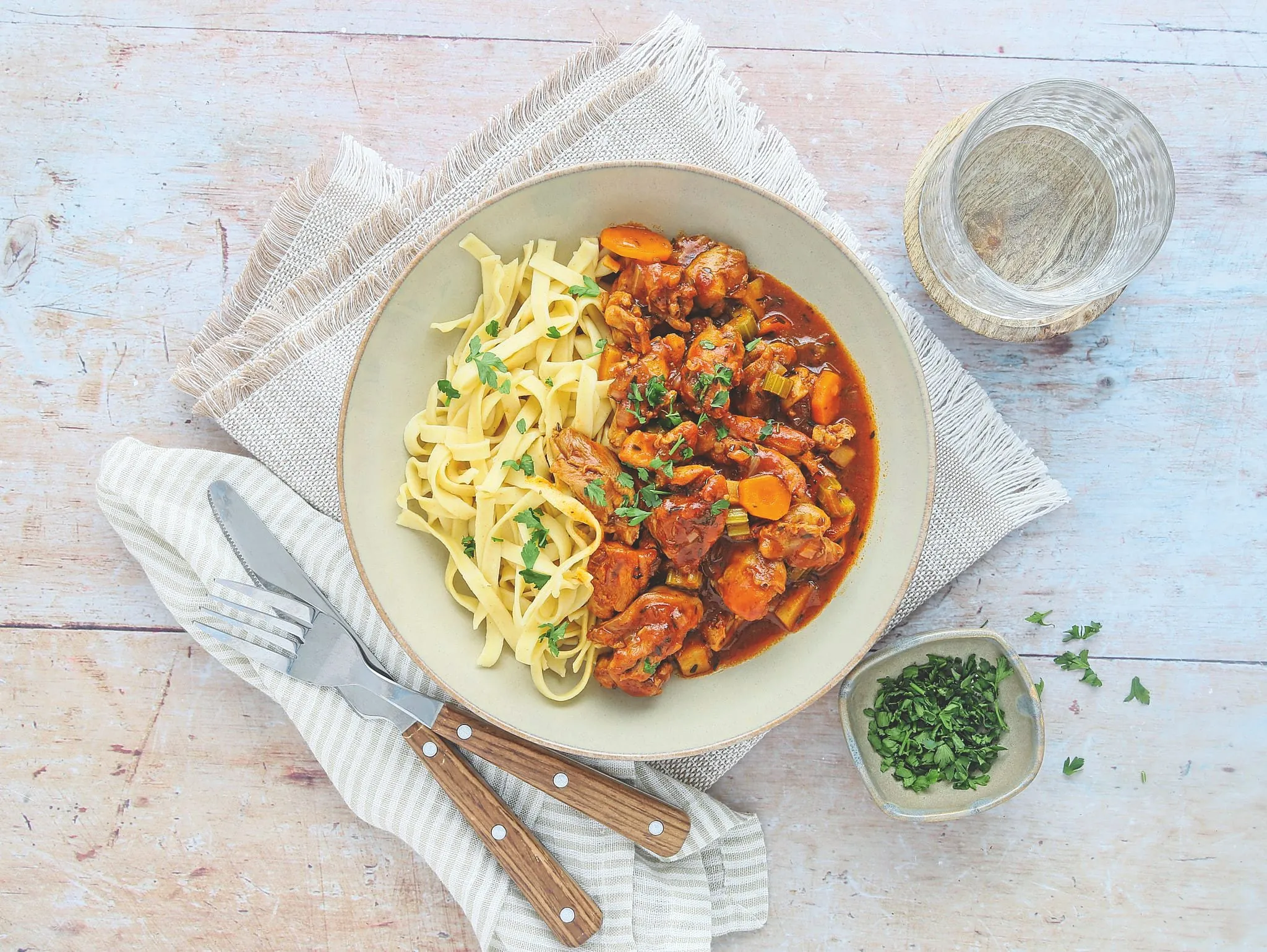 Hähnchen-Biergulasch