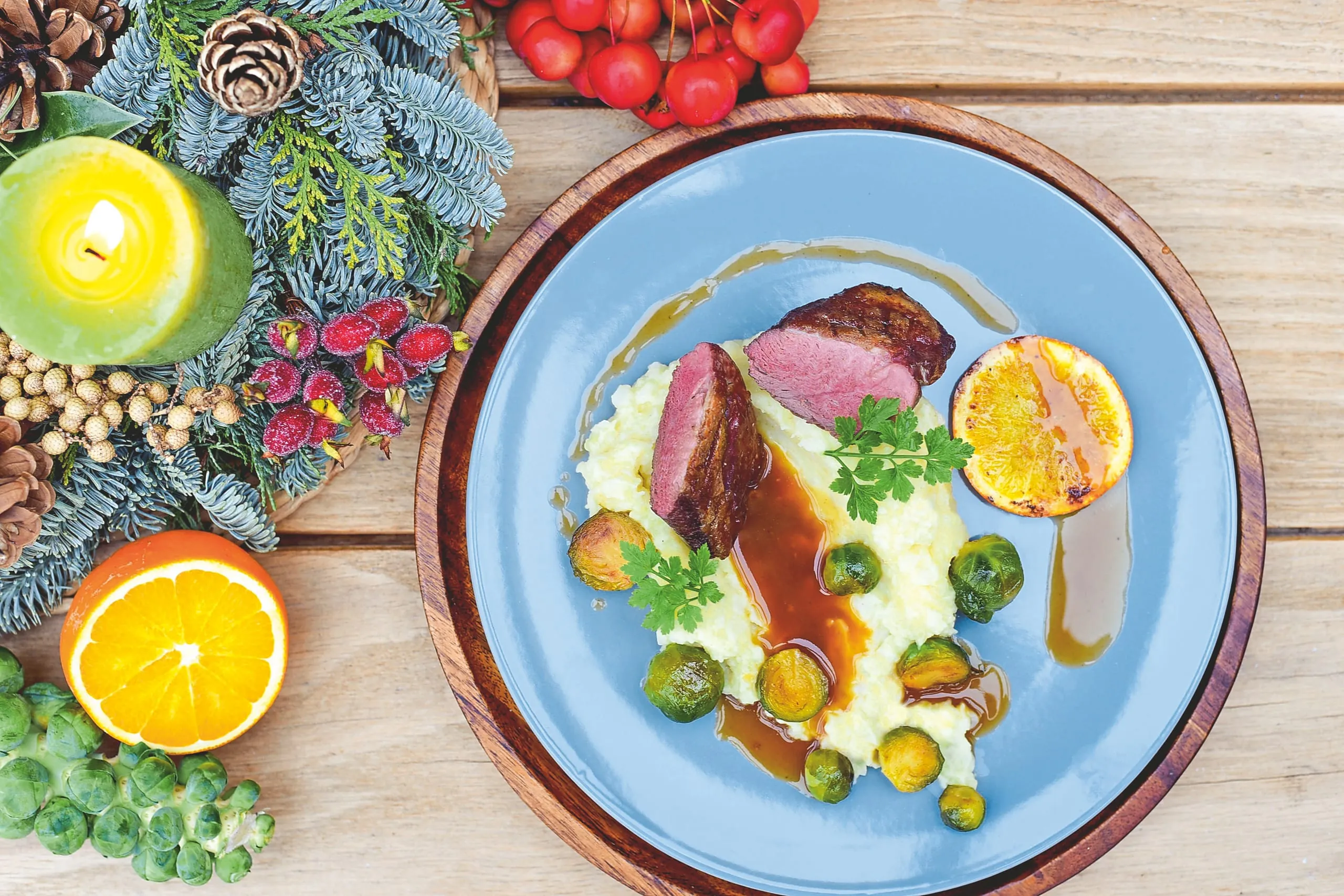 Stockentenbrust mit Püree