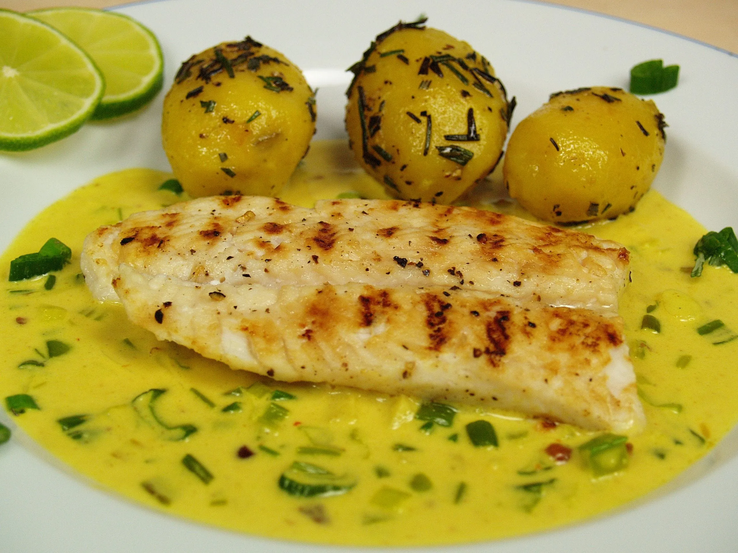 Fisch auf dem Weihnachtstisch