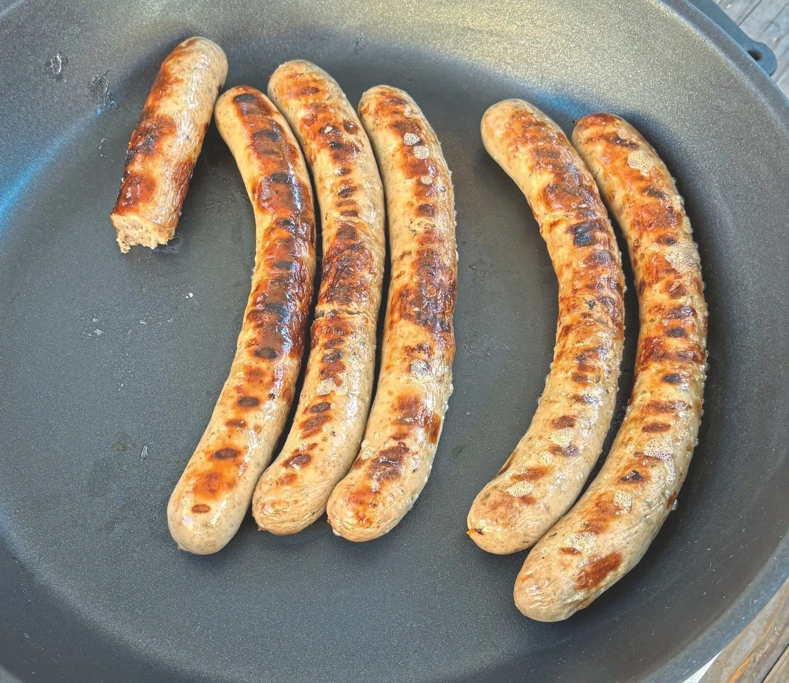 Hybrid-Bratwurst aus Schaffleisch