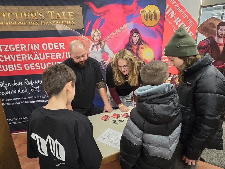 Bereits zum zweiten Mal können sich junge Leute beim Rhöner Wurstmarkt unter dem Motto „Be a butcher“ über Ausbildungschancen im Genusshandwerk informieren.